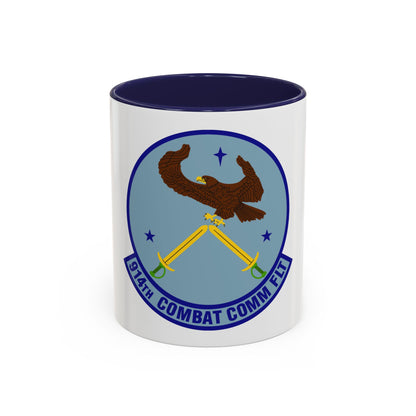 914th Combat Communications Flight (U.S. Air Force) Accent Coffee Mug