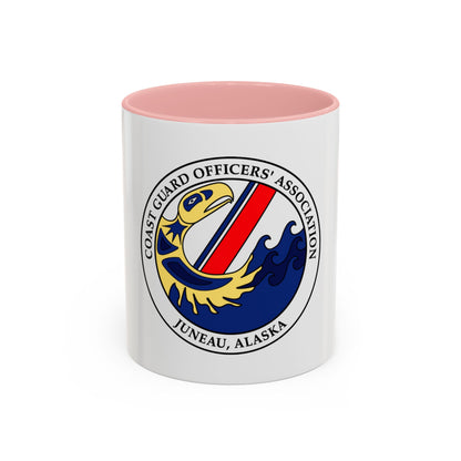 USCG Officers (U.S. Coast Guard) Accent Coffee Mug