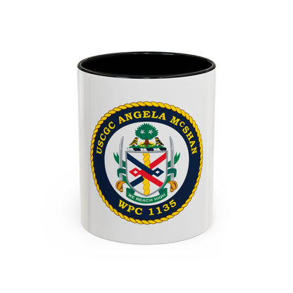 USCGC ANGELA McSHAN WPC 1135 (U.S. Coast Guard) Accent Coffee Mug