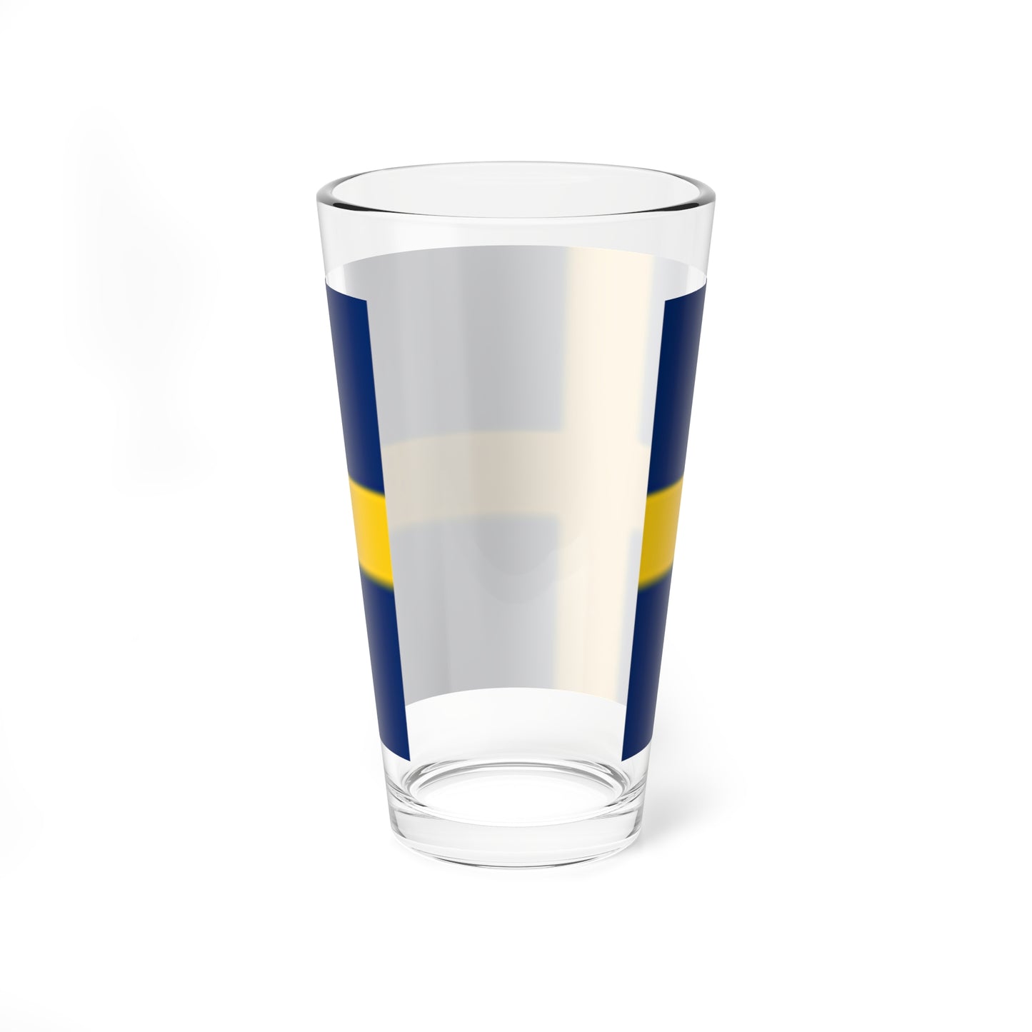 Flag of Sweden pre-1906 (Estonia) Pint Glass 16oz