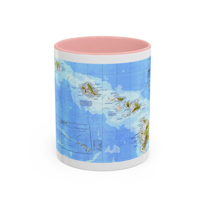 USA - Hawaii (1976) (Map) Accent Coffee Mug