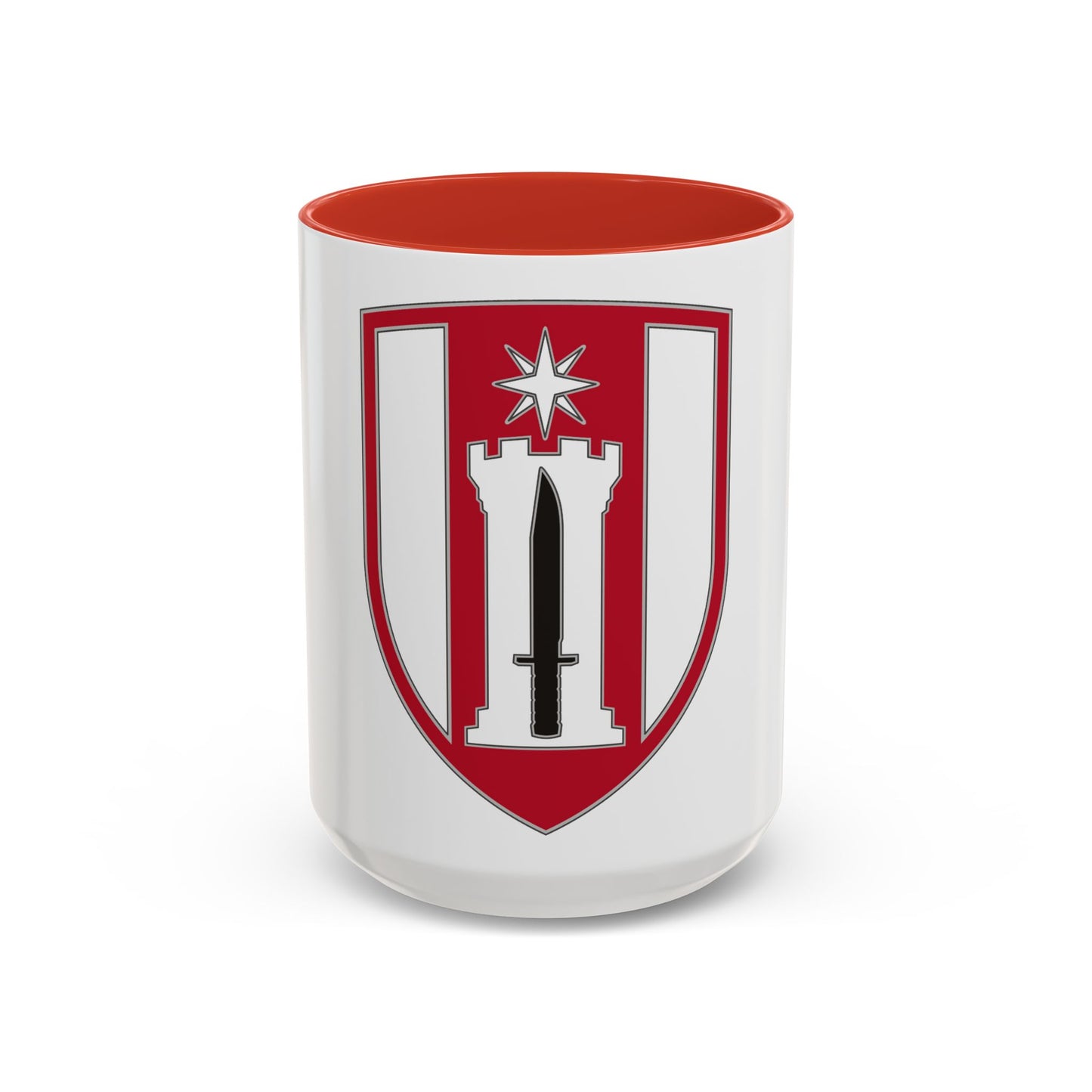 372 Engineer Brigade (U.S. Army) Accent Coffee Mug