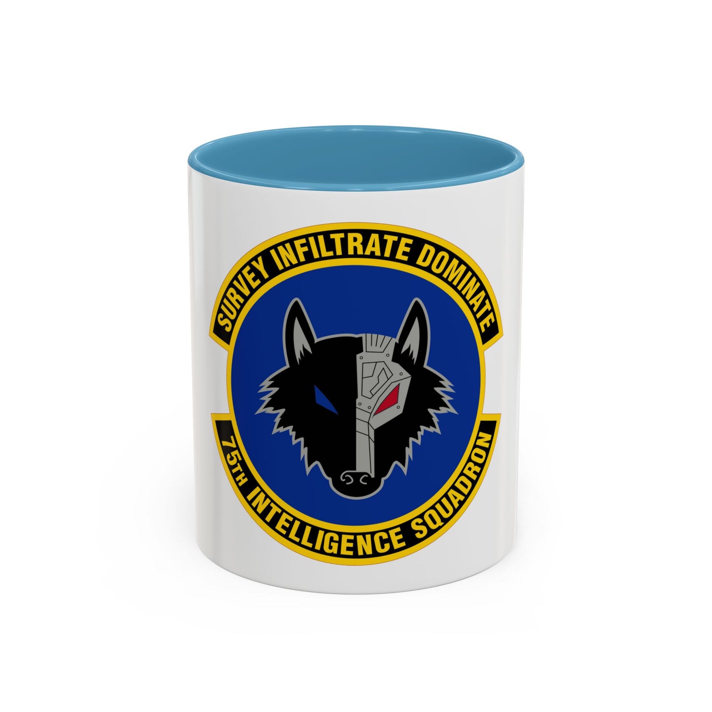 75 Intelligence Squadron ACC (U.S. Air Force) Accent Coffee Mug