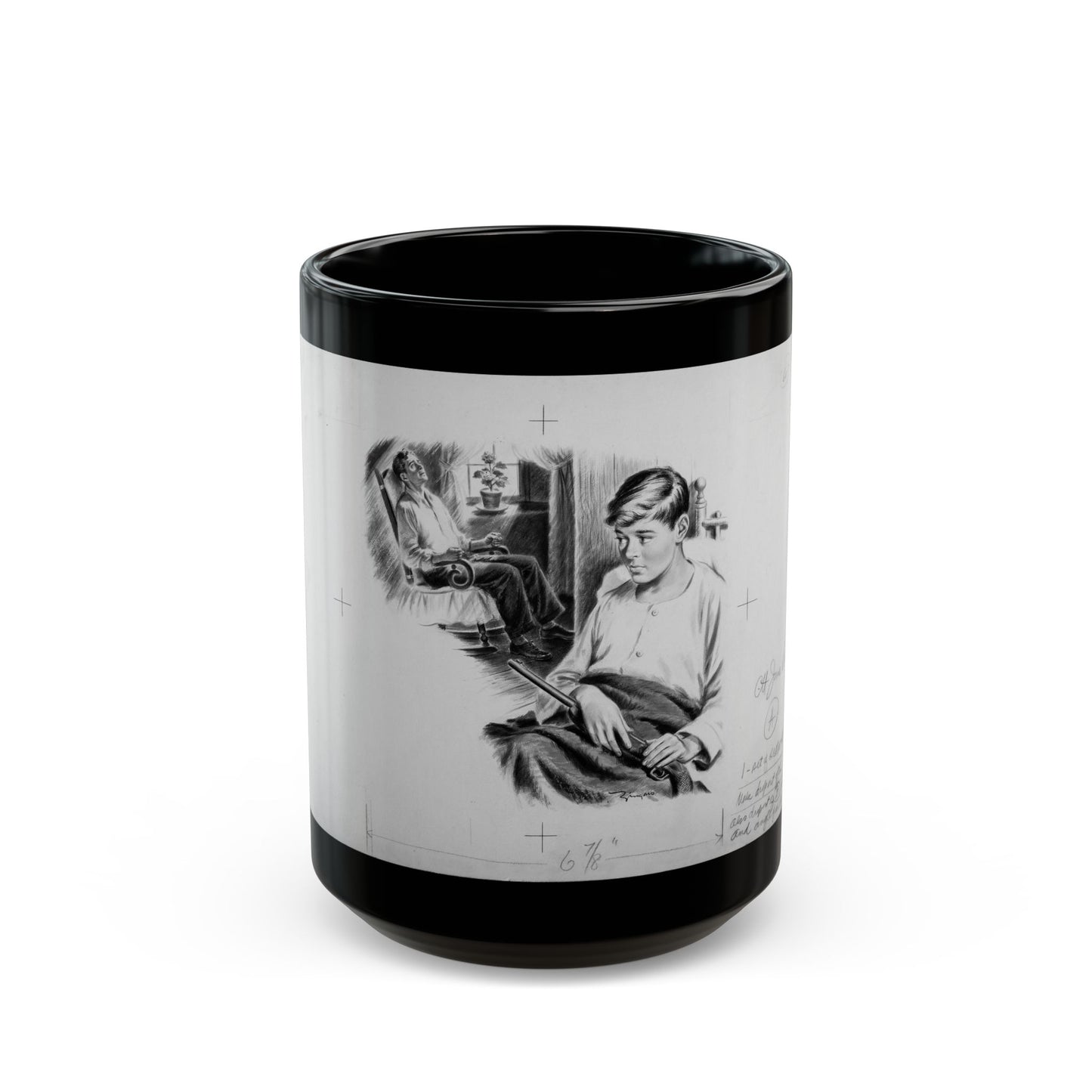 Christian Herald Magazine 4 (Christian Herald Publ., c. 1940s) - Black Coffee Mug-15oz-Go Mug Yourself