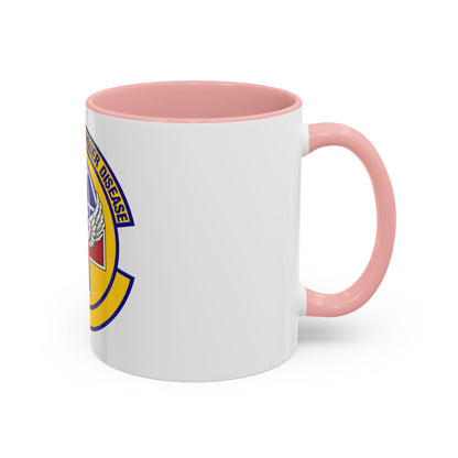 87 Healthcare Operations Squadron AMC (U.S. Air Force) Accent Coffee Mug