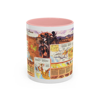 USA - Southwest 2 (1982) (Map) Accent Coffee Mug