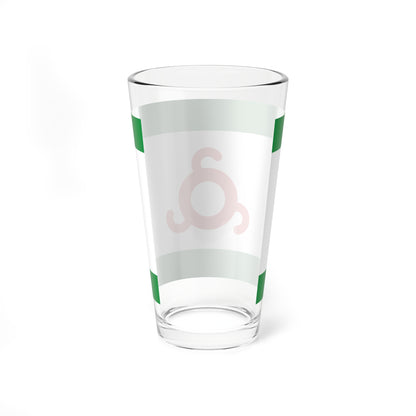 Flag of Ingushetia (Russia) Pint Glass 16oz