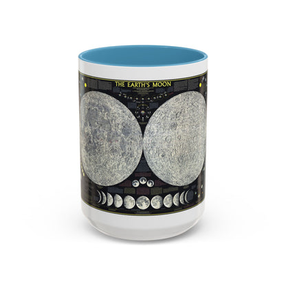 Space - The Moon (1969) (Map) Accent Coffee Mug