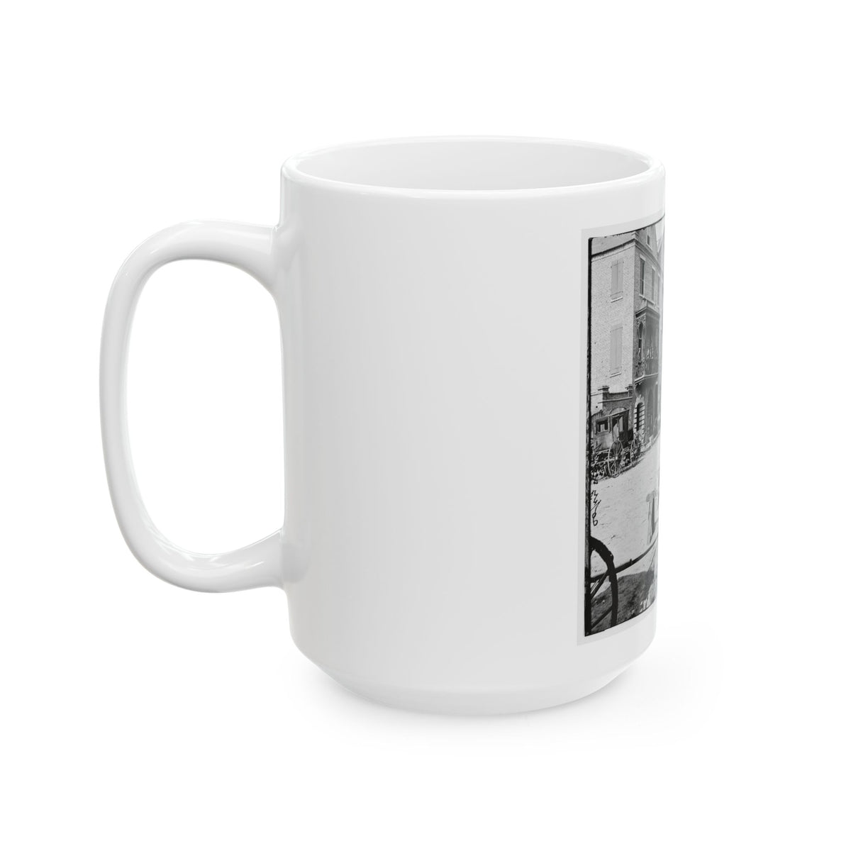 Charleston, S.C. Archibald Mcleish's Vulcan Iron Works And Other Houses On Cumberland Street (U.S. Civil War) White Coffee Mug