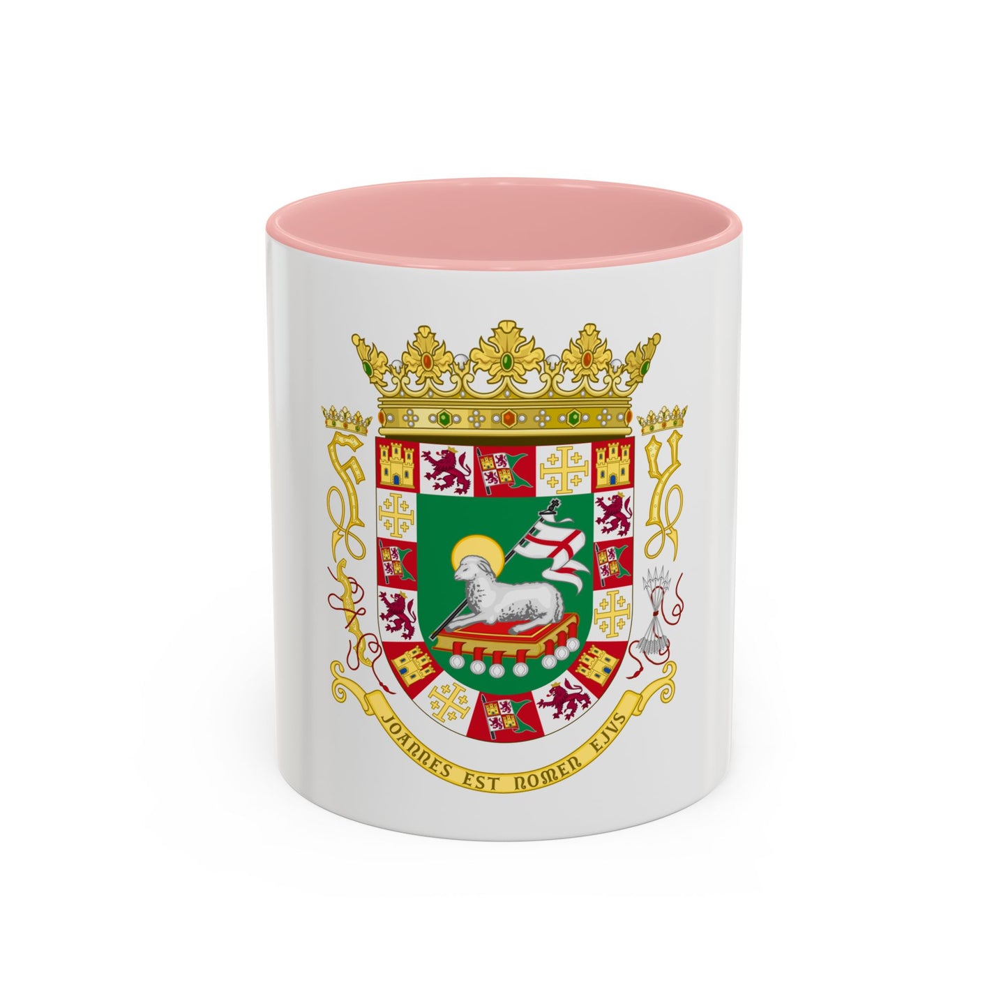 Coat of arms of the Commonwealth of Puerto Rico - Accent Coffee Mug