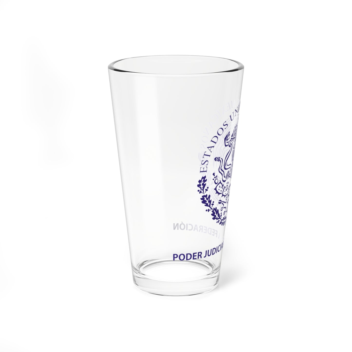 Sello Poder Judicial de la Federación México (Mexico) (Coat of Arms) Pint Glass 16oz