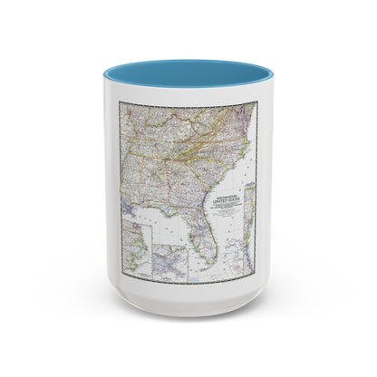 USA - Southeastern (1947) (Map) Accent Coffee Mug