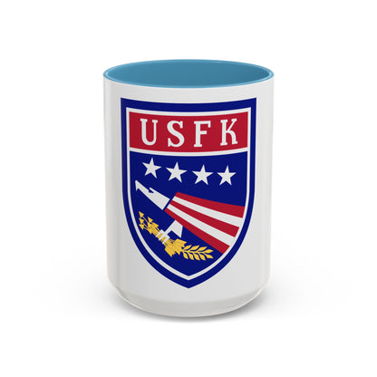 USAE United States Forces Korea (U.S. Army) Accent Coffee Mug