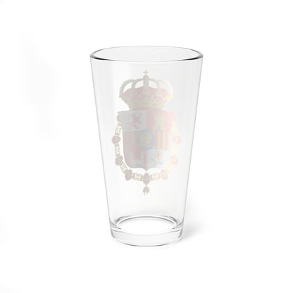 Señal Real de Jose I con Orden del Toison (Spain) (Coat of Arms) Pint Glass 16oz
