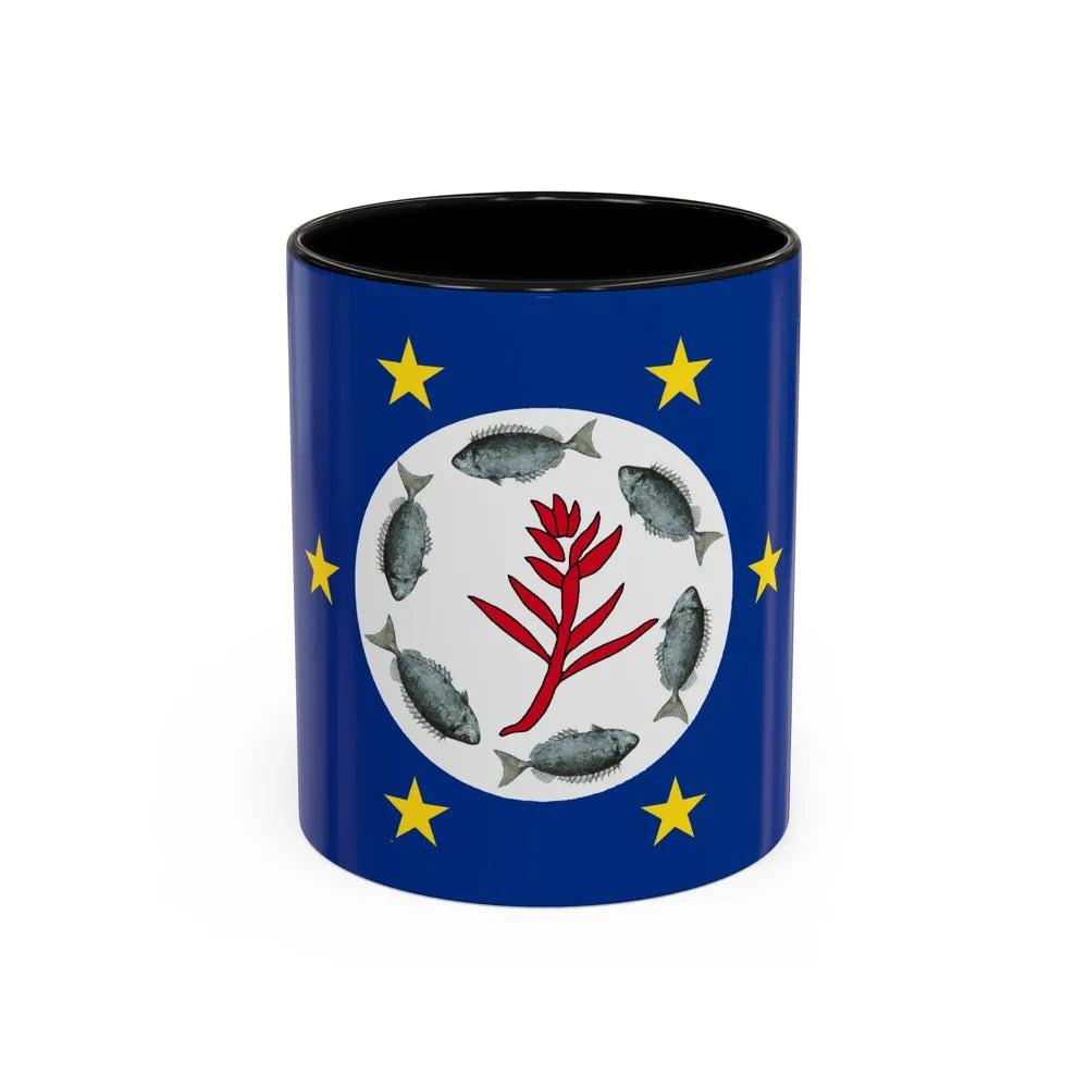 Flag of Airai Palau - Accent Coffee Mug-11oz-Black-Go Mug Yourself