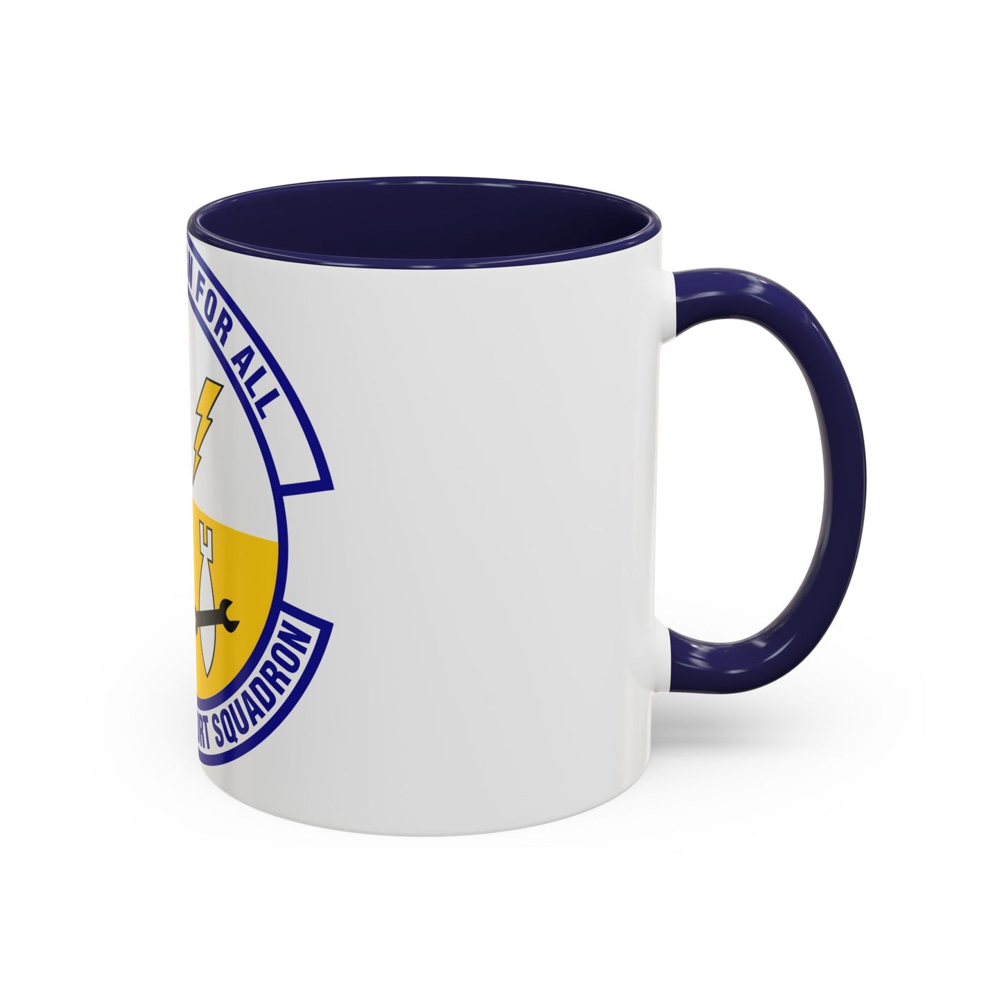 633d Force Support Squadron (U.S. Air Force) Accent Coffee Mug