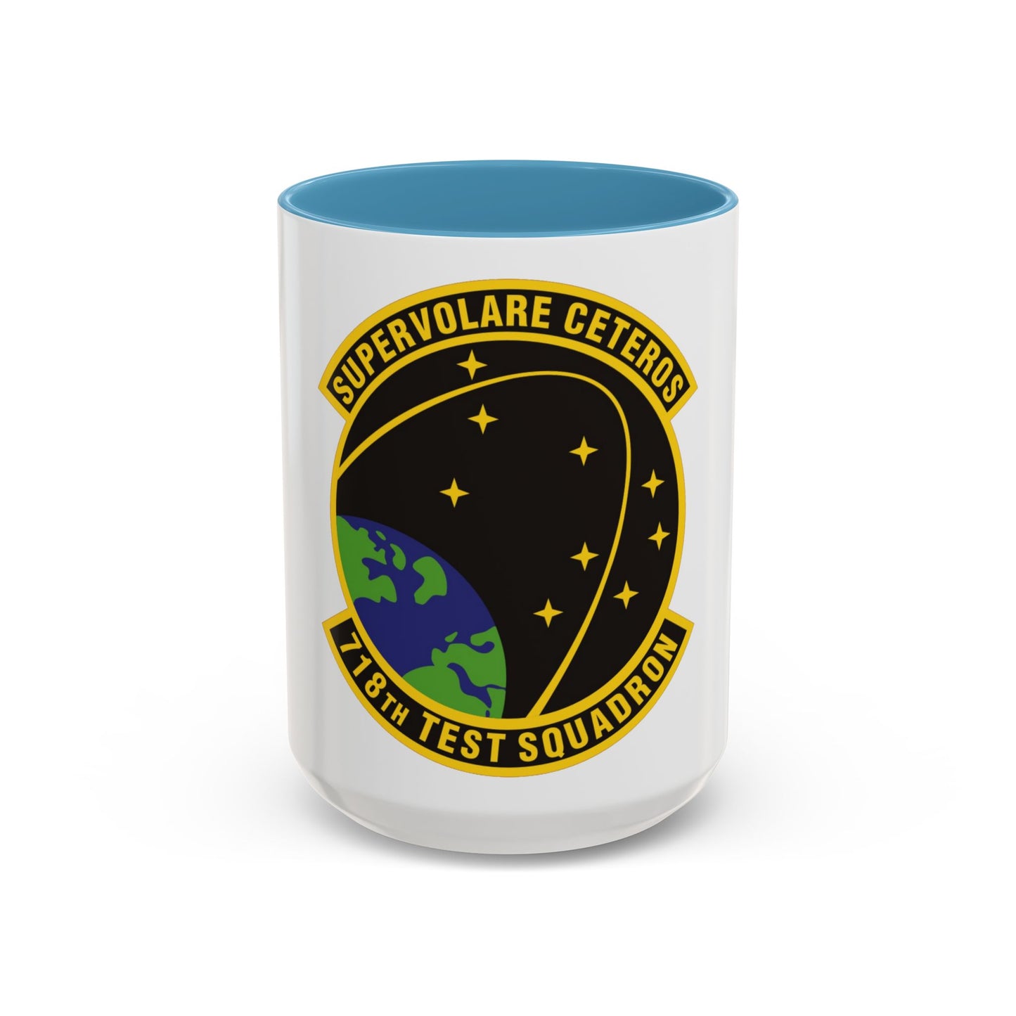 718th Test Squadron (U.S. Air Force) Accent Coffee Mug