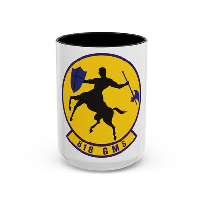 818th Global Mobility Squadron (U.S. Air Force) Accent Coffee Mug