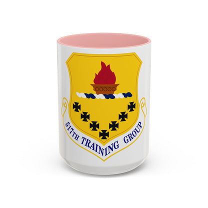 517 Training Group AETC (U.S. Air Force) Accent Coffee Mug