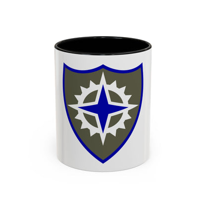 XVI Corps (U.S. Army) Accent Coffee Mug