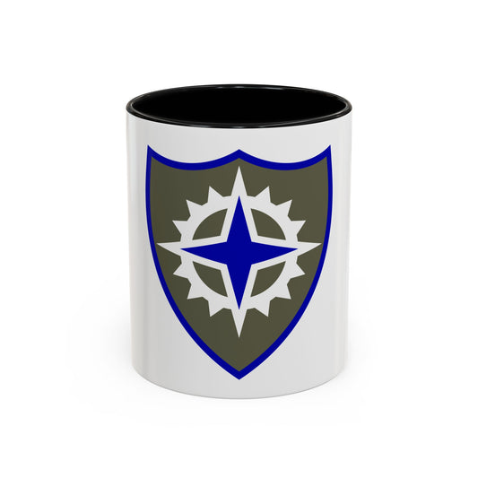 XVI Corps (U.S. Army) Accent Coffee Mug