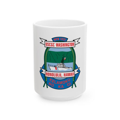 USCGC Washington WPB 1331 Honolulu Hawaii (U.S. Coast Guard) White Coffee Mug
