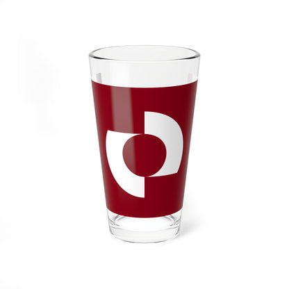 Flag of Izumozaki Niigata (Japan) Pint Glass 16oz
