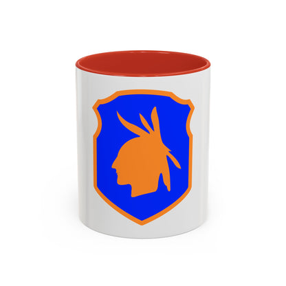 98th Infantry Division (U.S. Army) Accent Coffee Mug