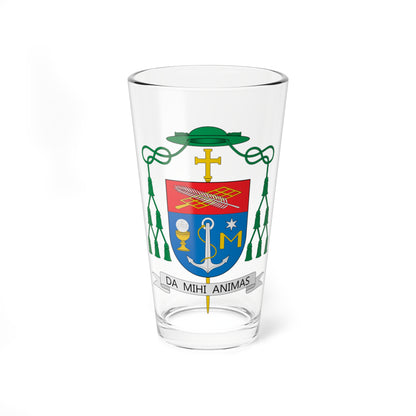Escudo de Emilio Simeón Allué Carcasona (Spain) (Coat of Arms) Pint Glass 16oz