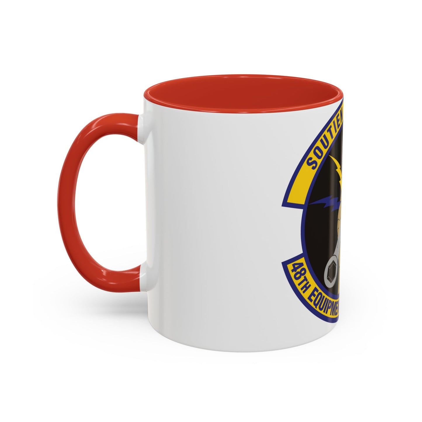 48th Equipment Maintenance Squadron (U.S. Air Force) Accent Coffee Mug