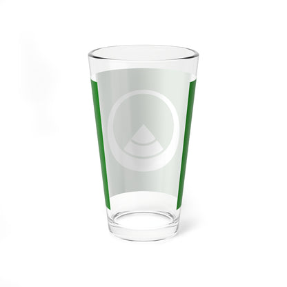 Flag of Shiramine Ishikawa 1971-2005 (Japan) Pint Glass 16oz