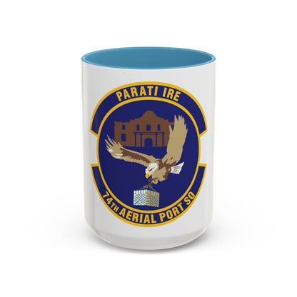 74th Aerial Port Squadron (U.S. Air Force) Accent Coffee Mug