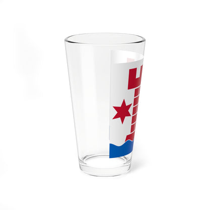 Flag of Kalmar (Sweden) Pint Glass 16oz
