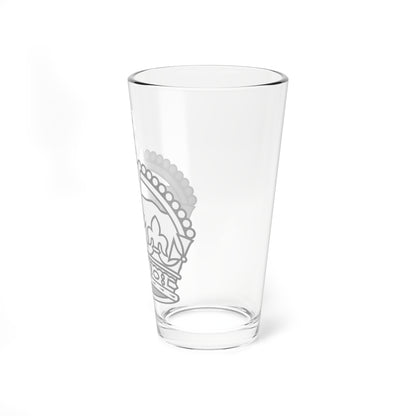 1901 pattern Tudor Crown silver (United Kingdom) (Military Rank) Pint Glass 16oz