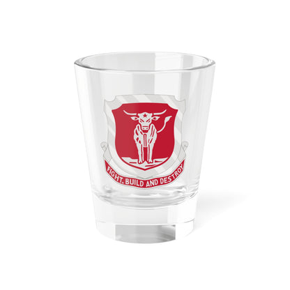 39 Engineer Battalion (U.S. Army) Shot Glass 1.5oz