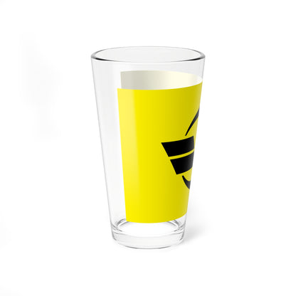Flag of Shirotori Kagawa 1960-2003 (Japan) Pint Glass 16oz