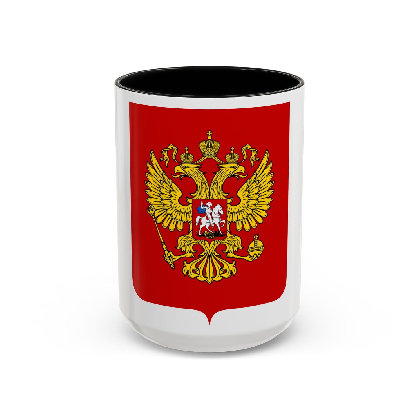 Coat of Arms of the Russian Federation - Accent Coffee Mug