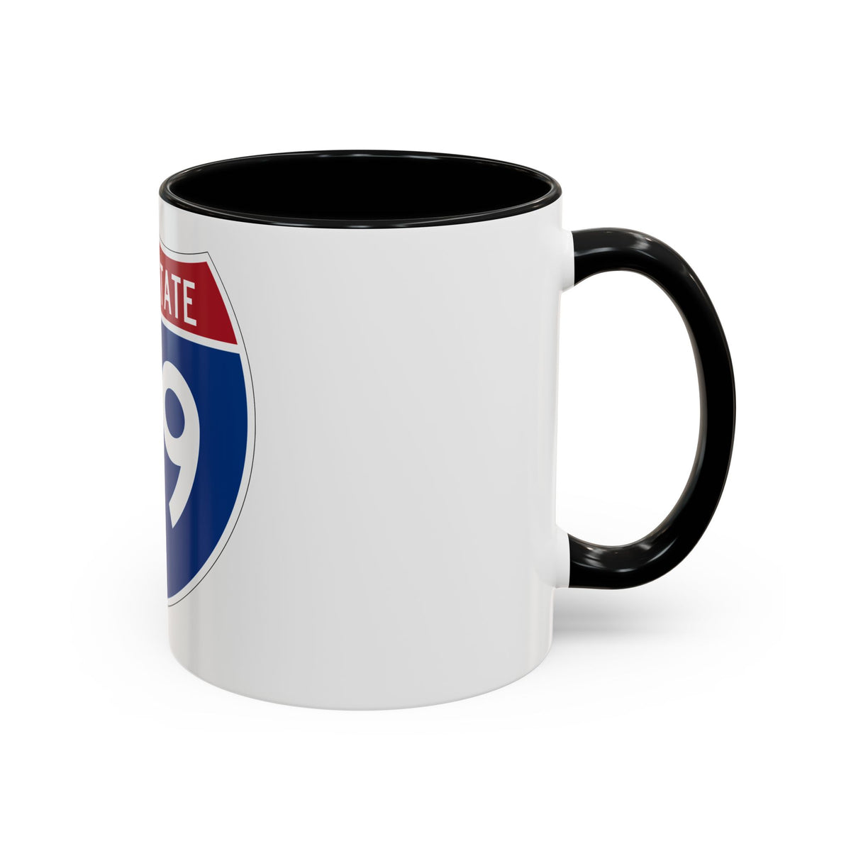 Interstate 89 (U.S. Highways) Accent Coffee Mug