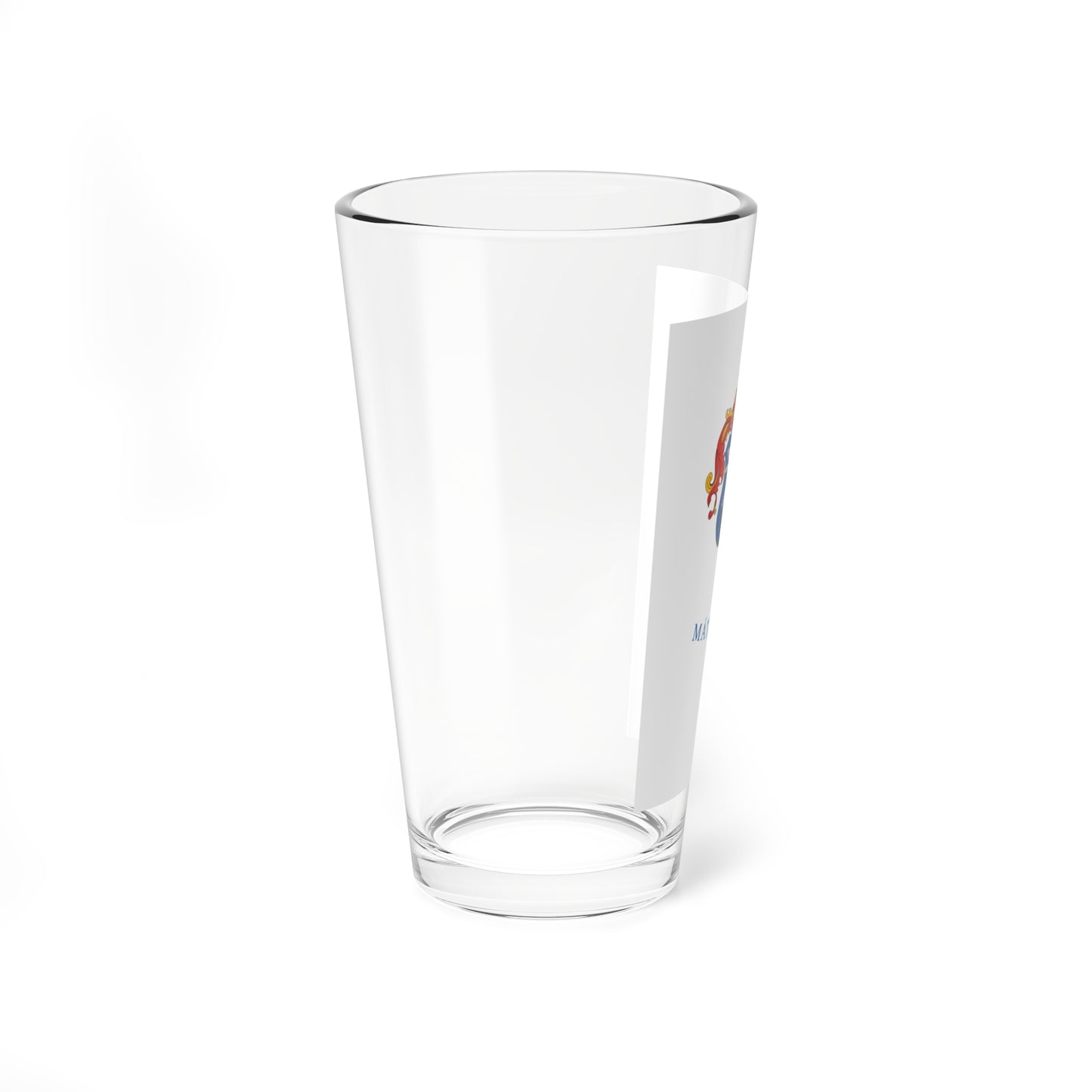 Flag of Matetelke (Hungary) Pint Glass 16oz