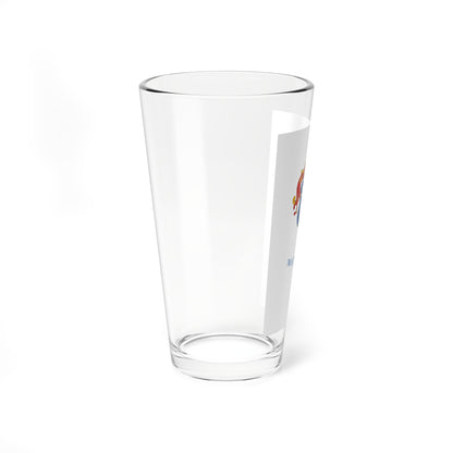 Flag of Matetelke (Hungary) Pint Glass 16oz