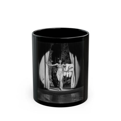 Barbara Stanwyck #178 (Vintage Female Icon) Black Coffee Mug-11oz-Go Mug Yourself