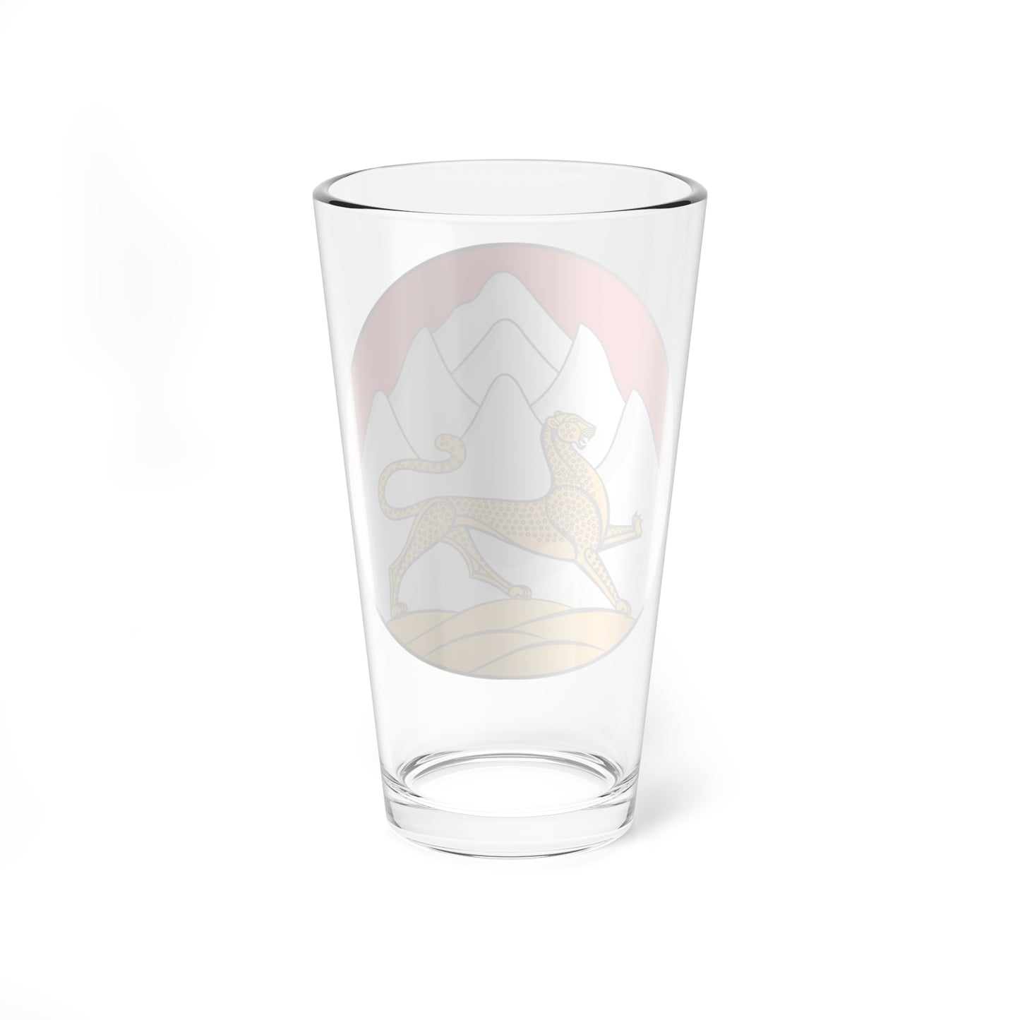 Emblem of North Ossetia (Russia) (Coat of Arms) Pint Glass 16oz
