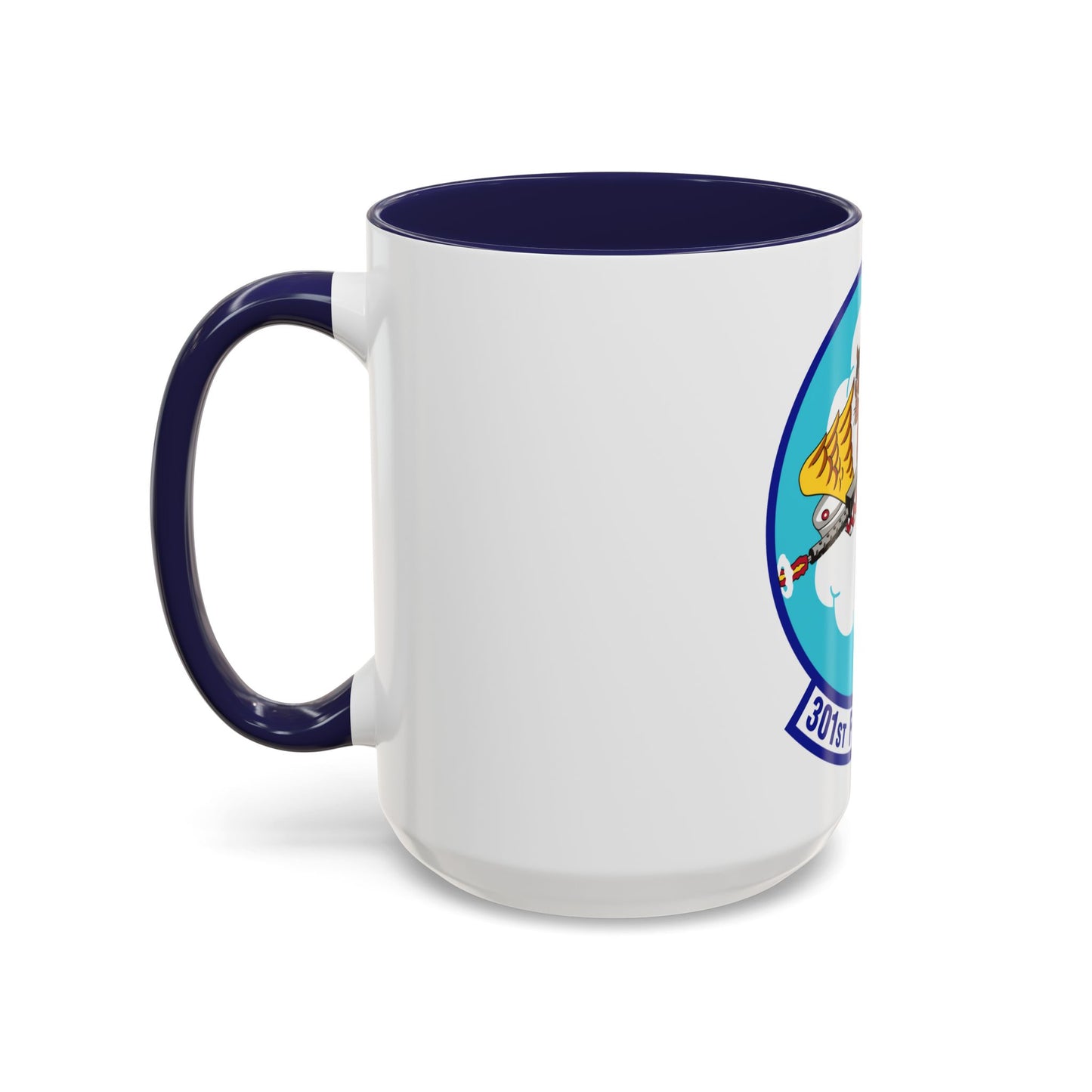 301st Fighter Squadron AETC Emblem (U.S. Air Force) Accent Coffee Mug