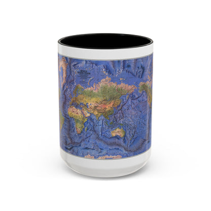 World Ocean Floor (1981) (Map) Accent Coffee Mug