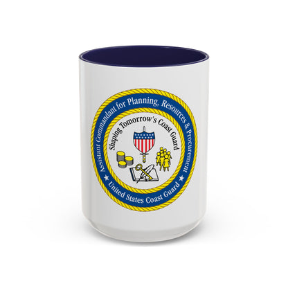 USCG Ast Comdt Plan Res & Proc (U.S. Coast Guard) Accent Coffee Mug