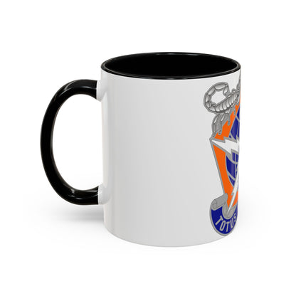 505 Signal Brigade 3 (U.S. Army) Accent Coffee Mug