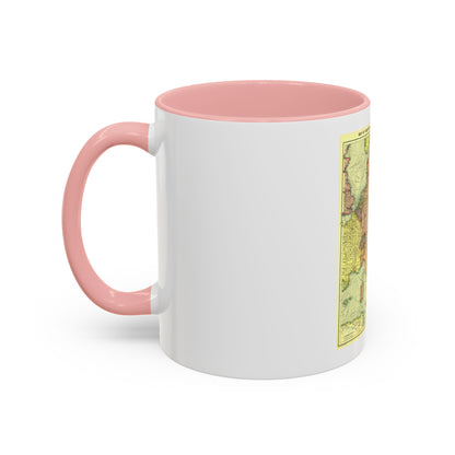 Europe, Central & the Balkan States (1915) (Map) Accent Coffee Mug