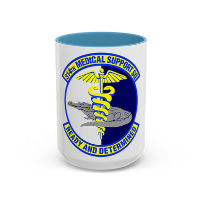 314th Medical Support Squadron (U.S. Air Force) Accent Coffee Mug