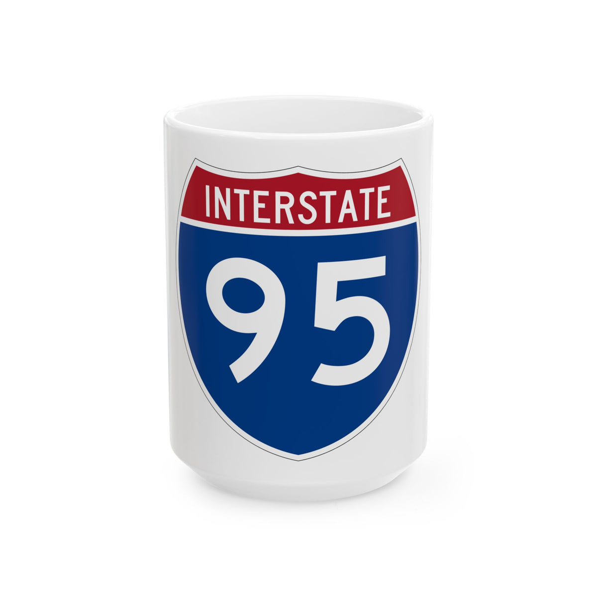 Interstate 95 (U.S. Highways) White Coffee Mug