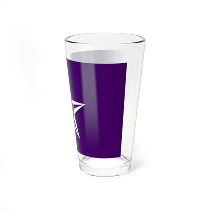 Flag of Higashikawa Hokkaido (Japan) Pint Glass 16oz
